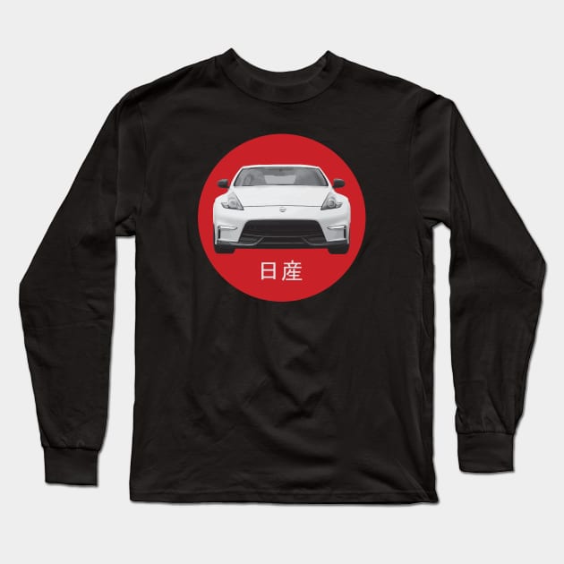 Nissan 370Z - JDM Design Long Sleeve T-Shirt by TheAngryHoneyBadger